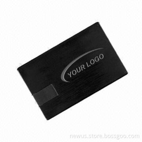 Card-shaped USB Flash Drive, 2-32GB Available, Various Colors Accepted